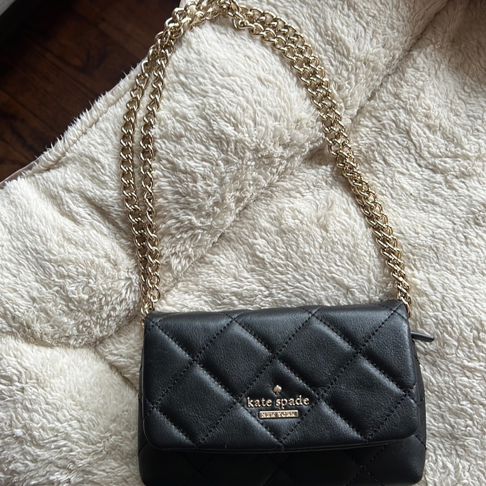Quilted mini Kate spade crossbody